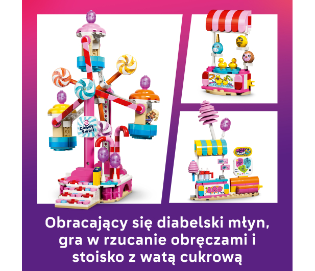 LEGO FRIENDS 42700 Cukierkowo-babeczkowy diabelski młyn - 1529778 - zdjęcie 5